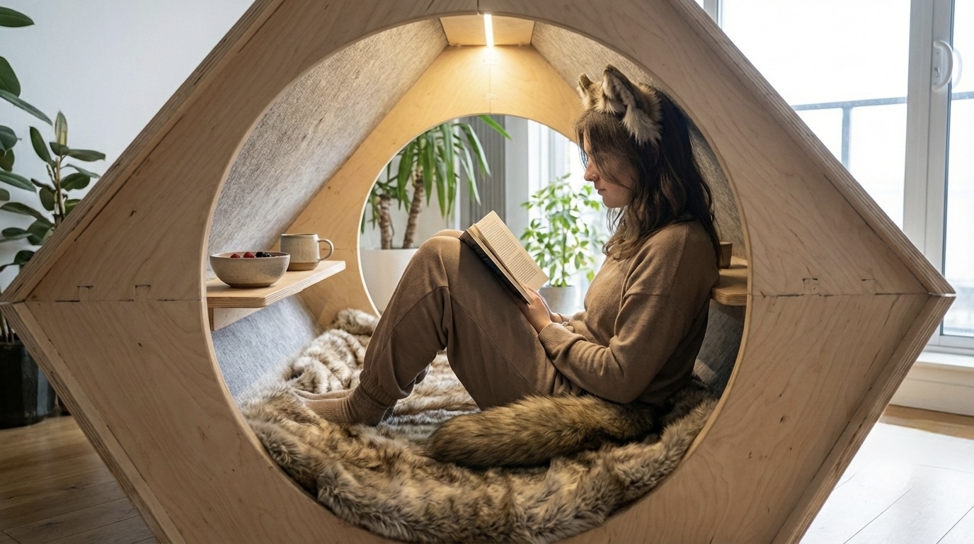 TheriPod in a city plaza